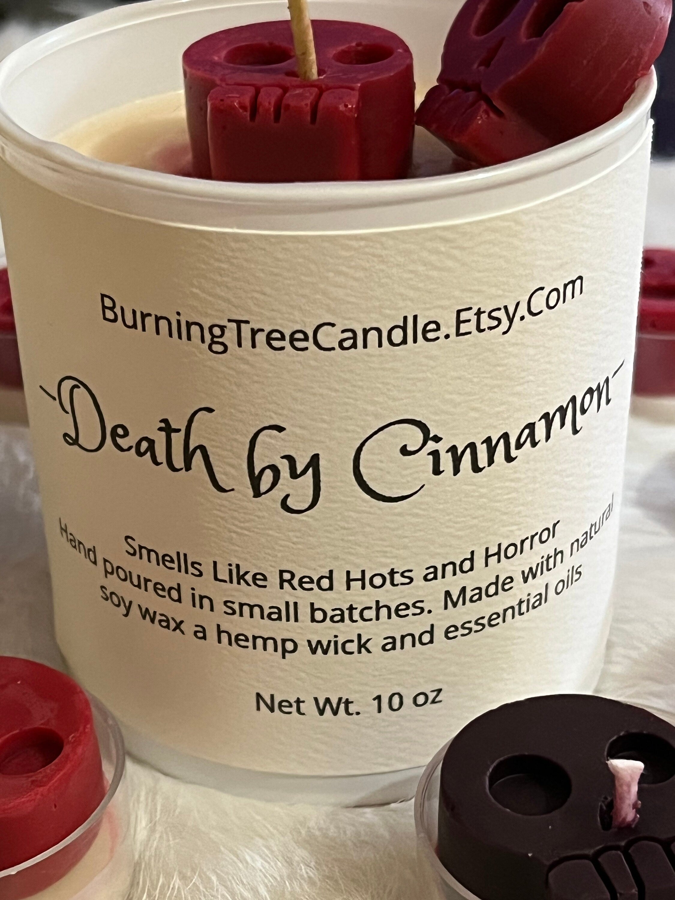 Cinnamon Skull Candle - 11 oz
