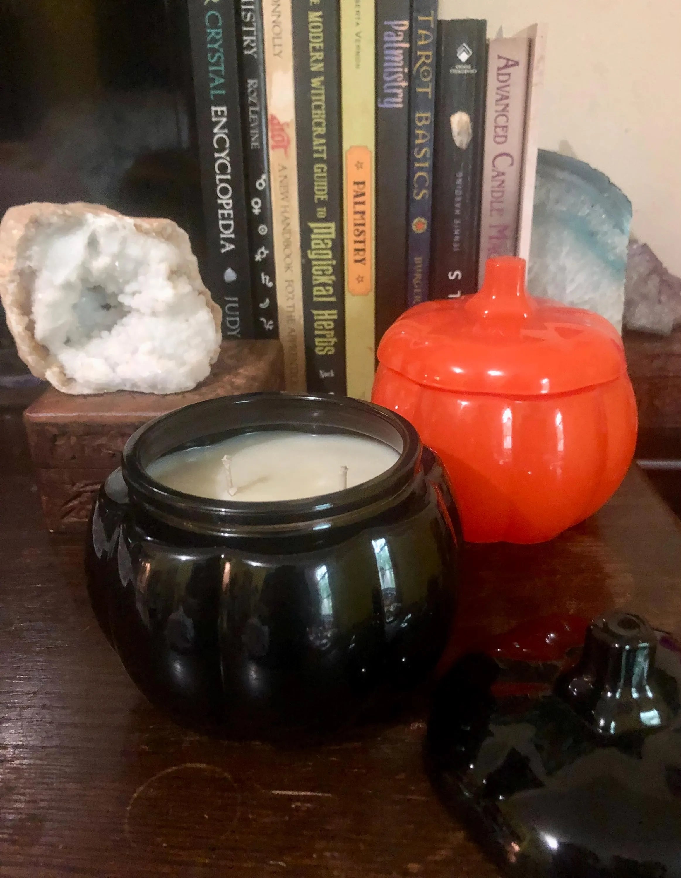 Large Glass Pumpkin Candle -18 oz - U Pick Scent