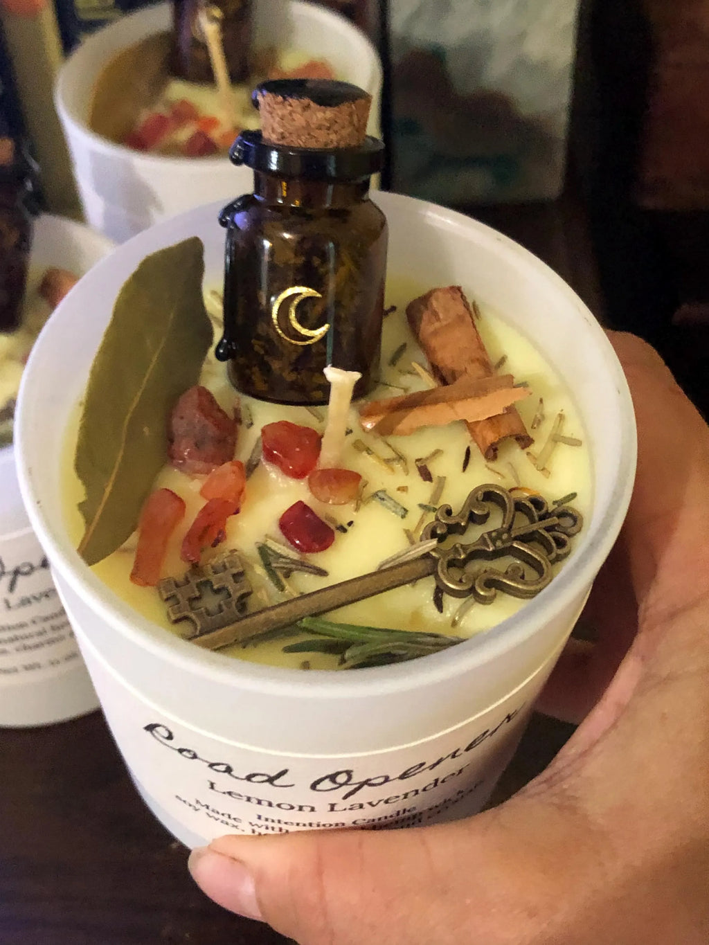 Path Opener Intention Candle- Lemon Lavender Fragranced 11 oz