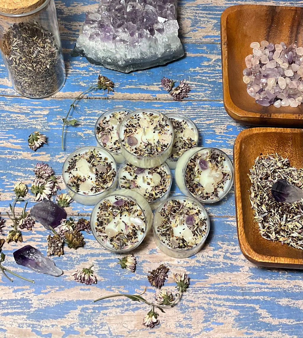 Honeysuckle Jasmine Soy Botanical Tea Lights