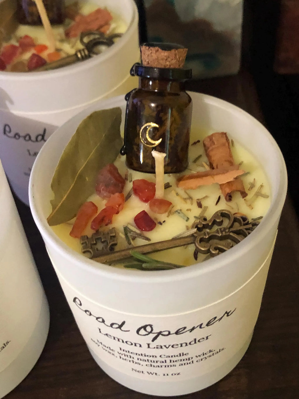 Path Opener Intention Candle- Lemon Lavender Fragranced 11 oz