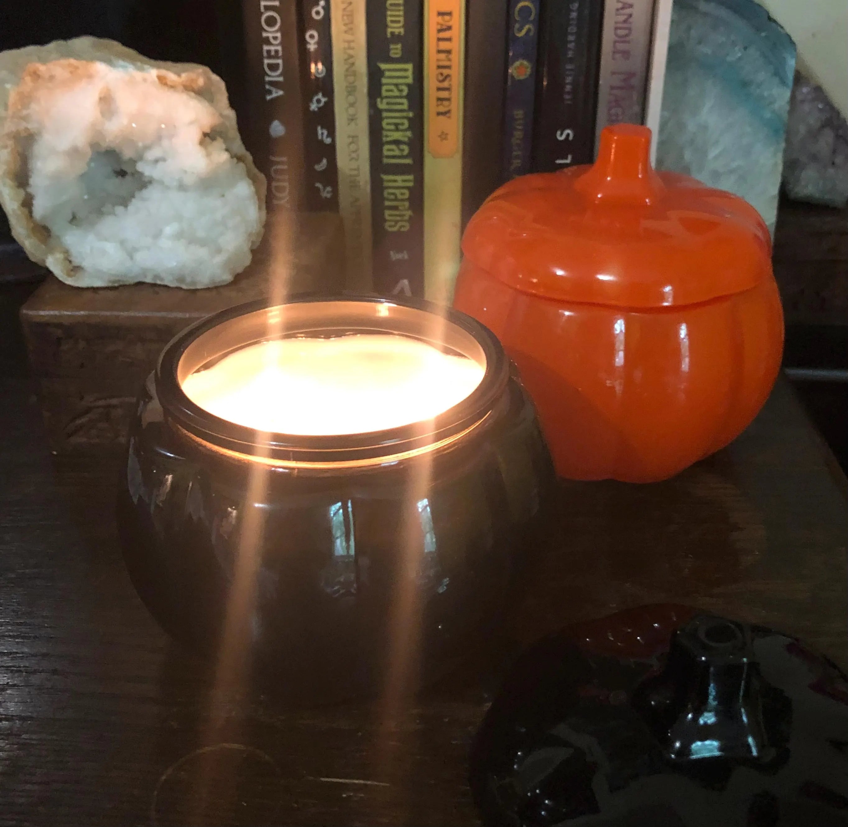 Large Glass Pumpkin Candle -18 oz - U Pick Scent