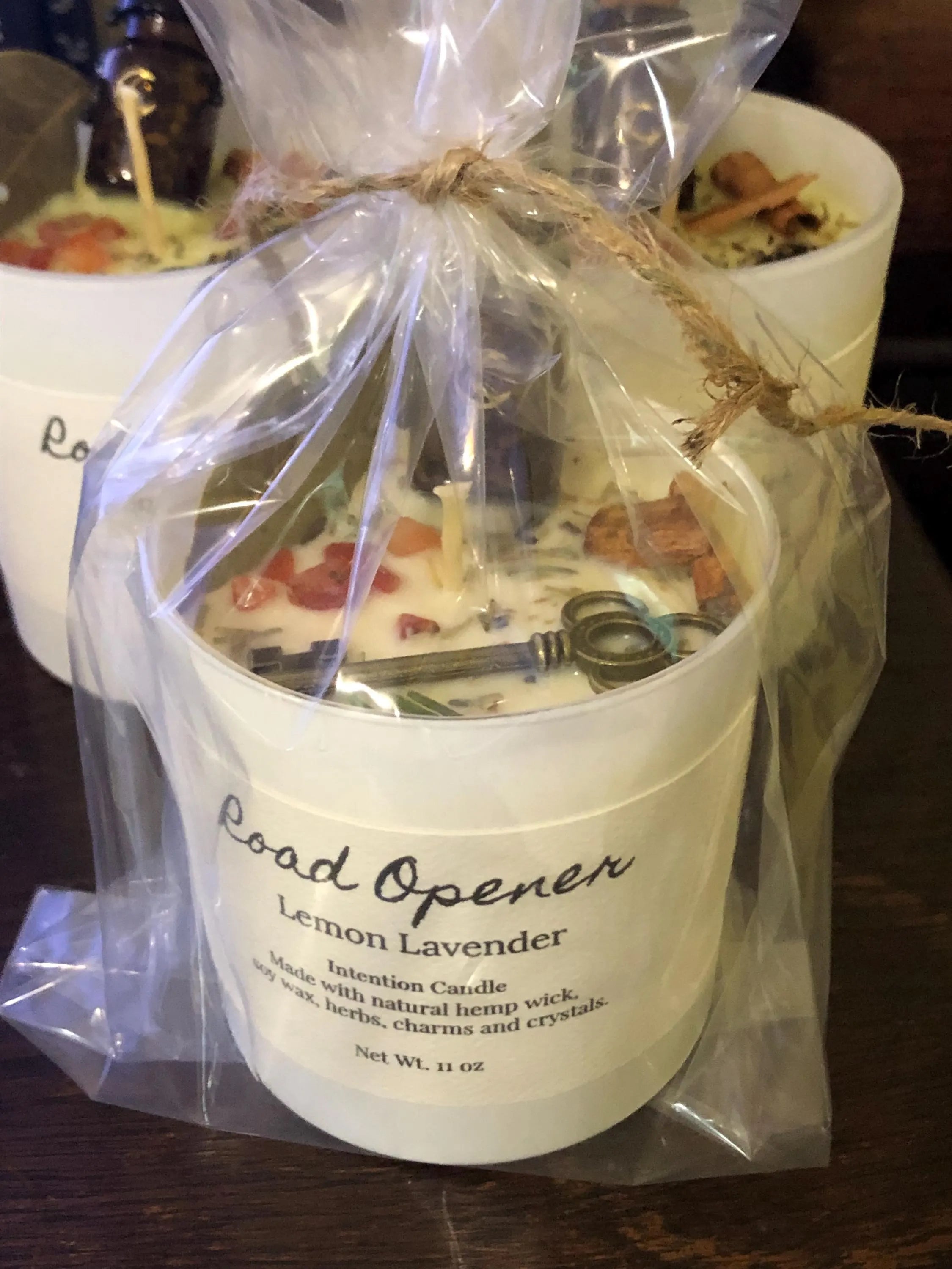 Path Opener Intention Candle- Lemon Lavender Fragranced 11 oz