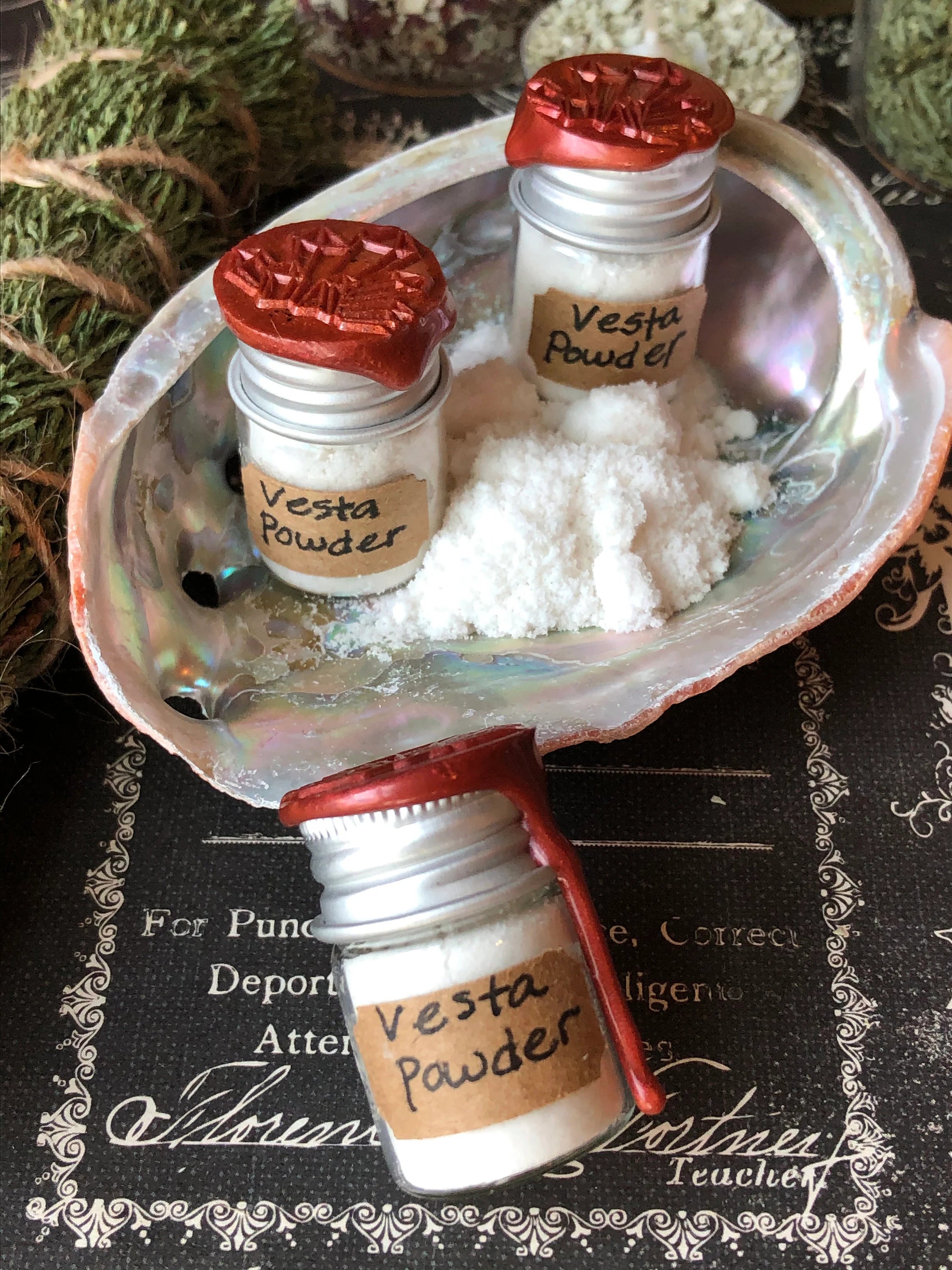 Vesta Powder, Ritual Vesta Powder
