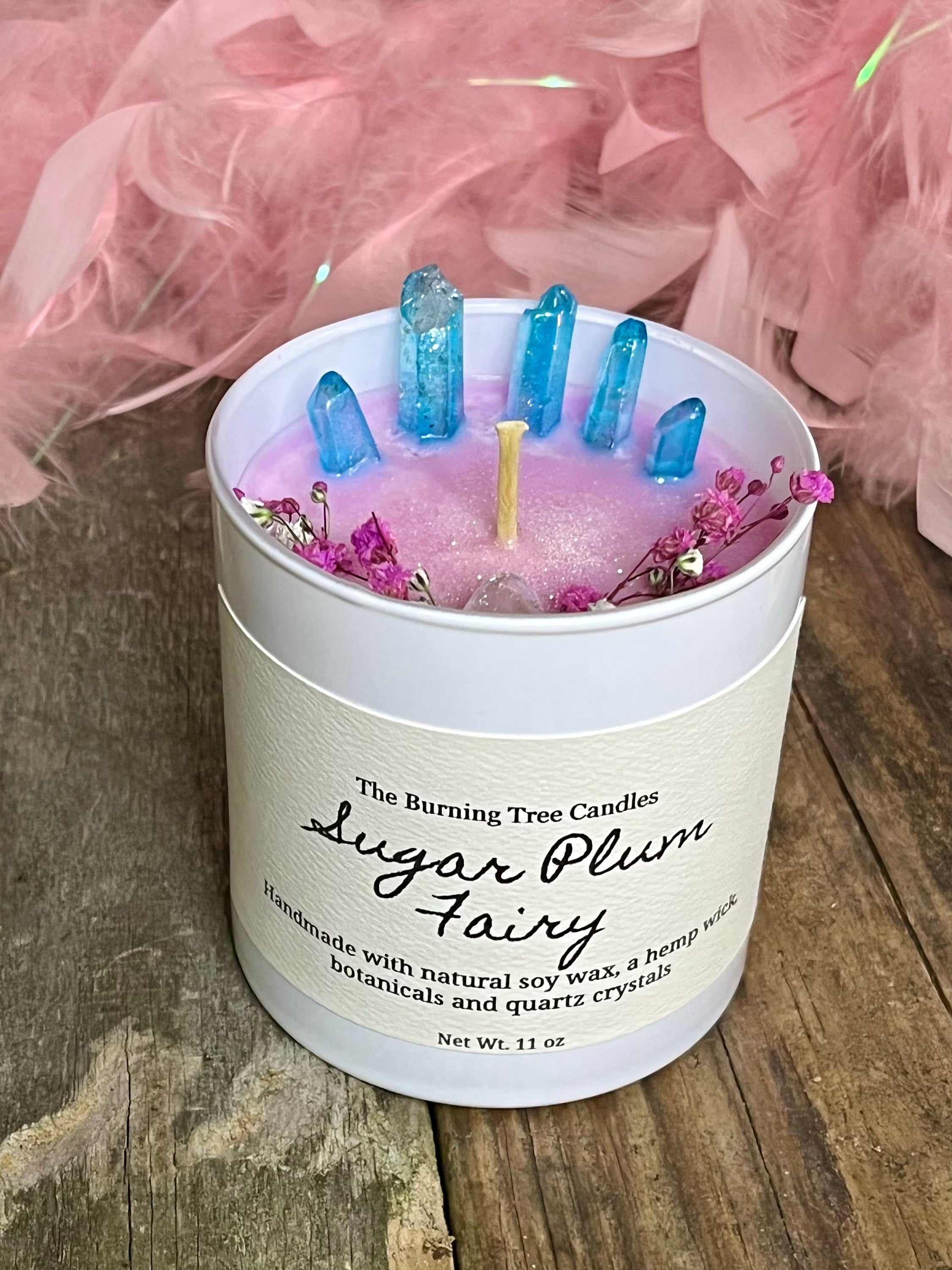 Sugar Plum Fairy Crystal Candle -11 oz