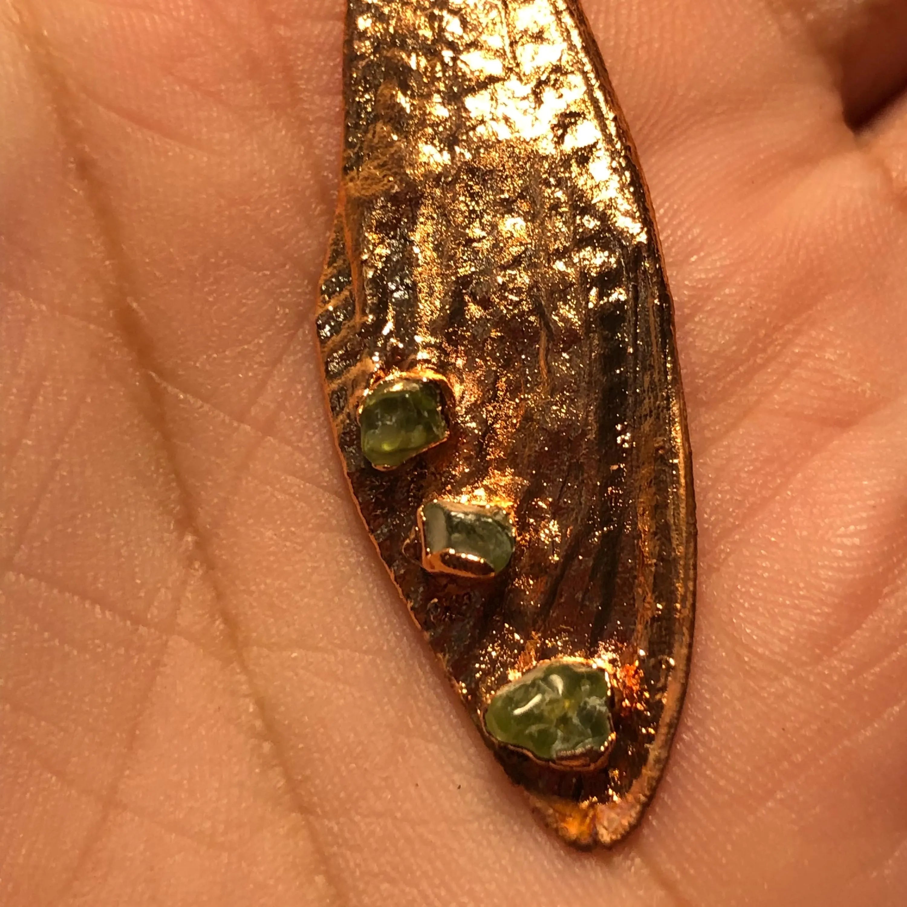 Real Dragonfly Wing, Copper Electroformed Necklace
