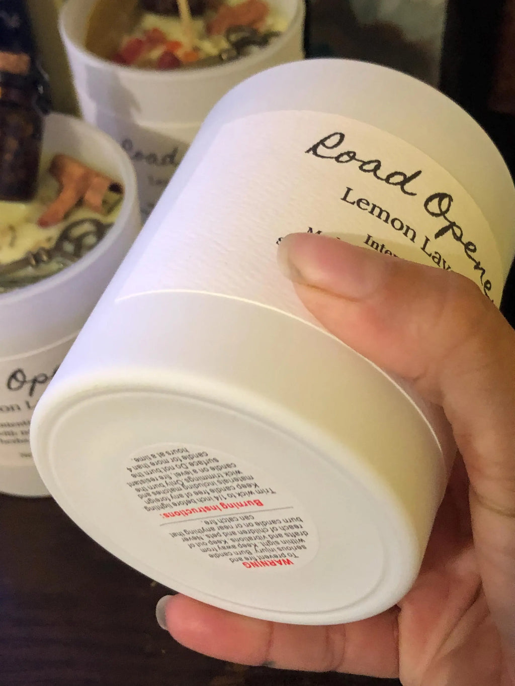 Path Opener Intention Candle- Lemon Lavender Fragranced 11 oz