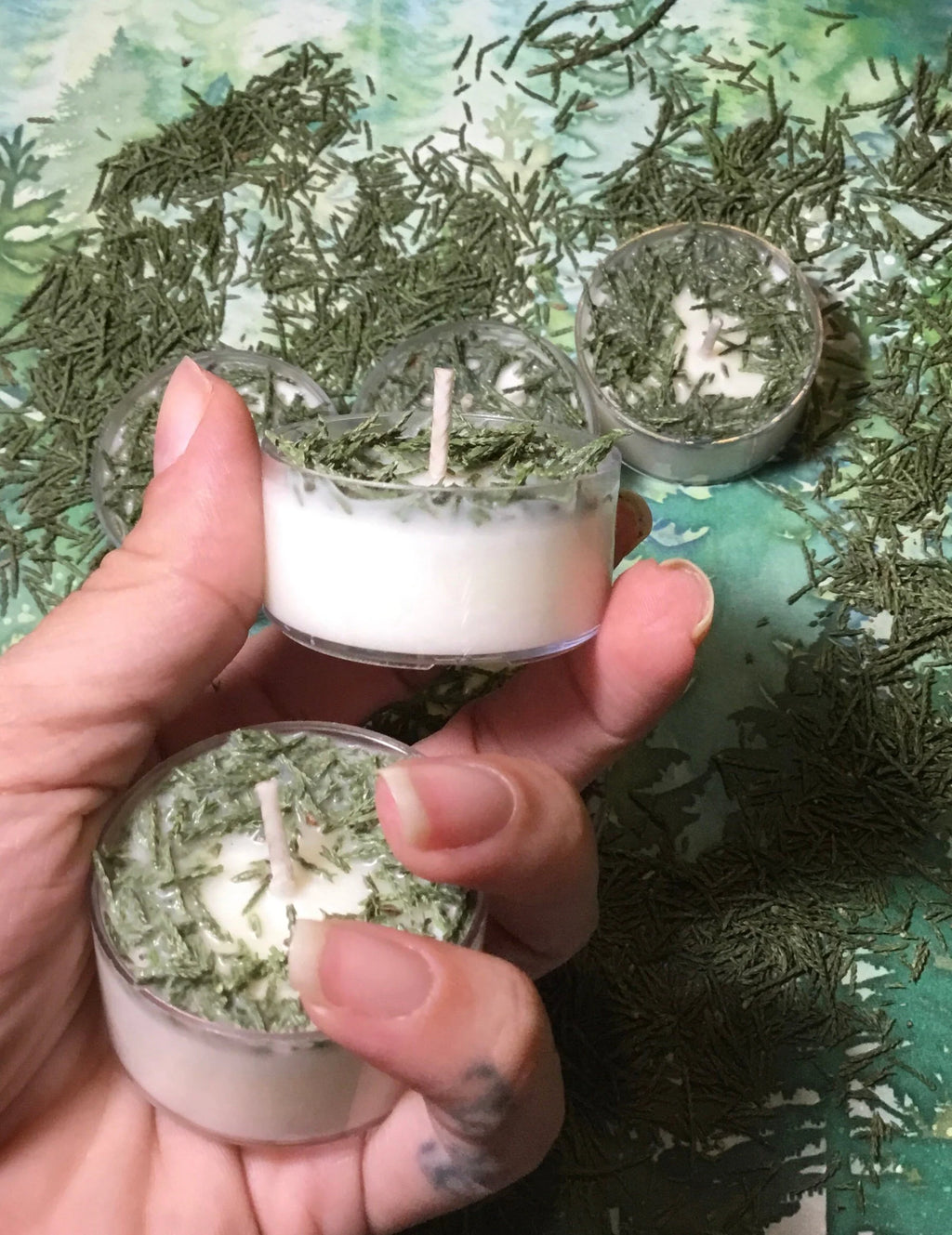 Fresh Cut Christmas Tree Soy Tea Lights