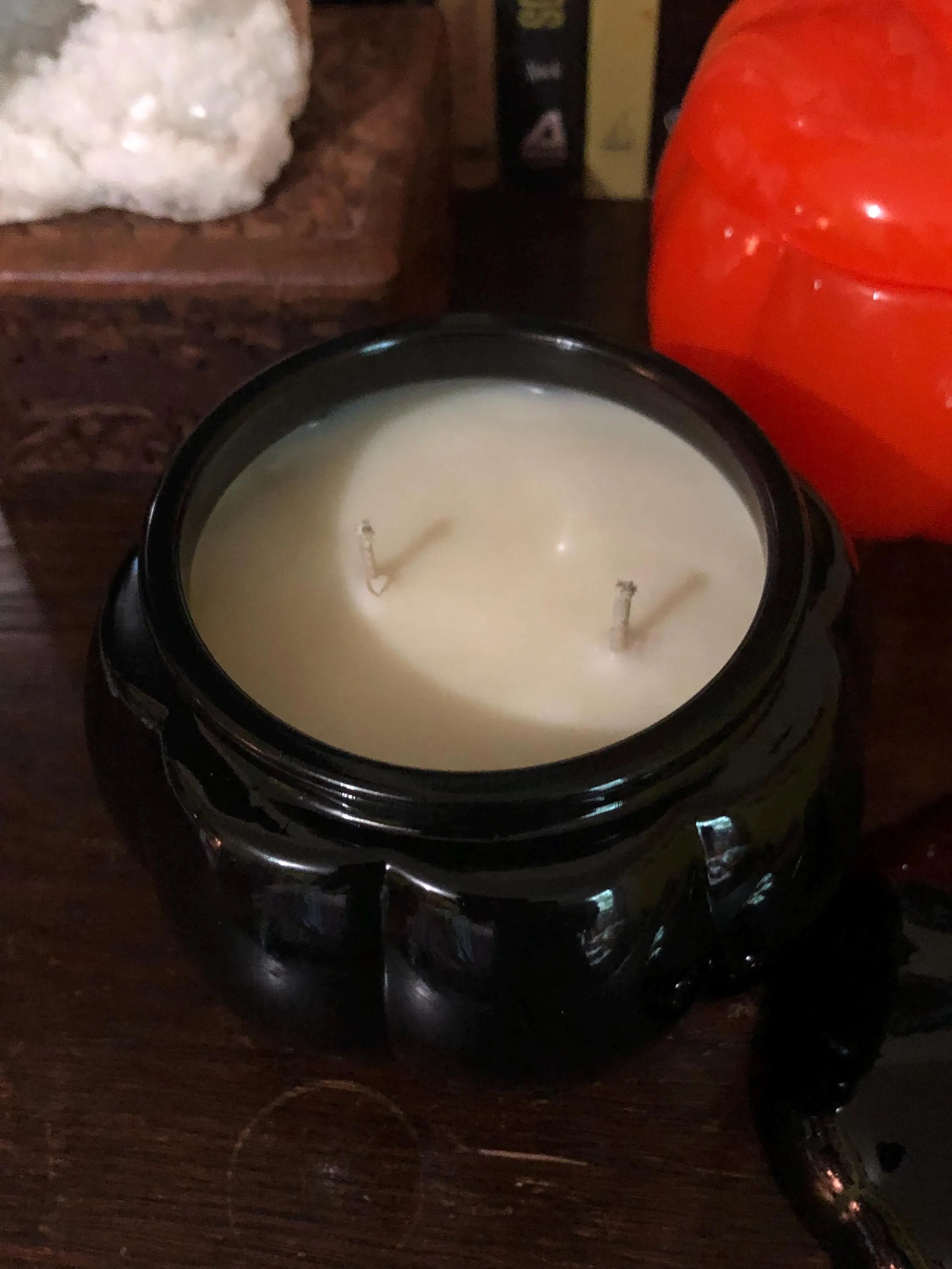 Large Glass Pumpkin Candle -18 oz - U Pick Scent