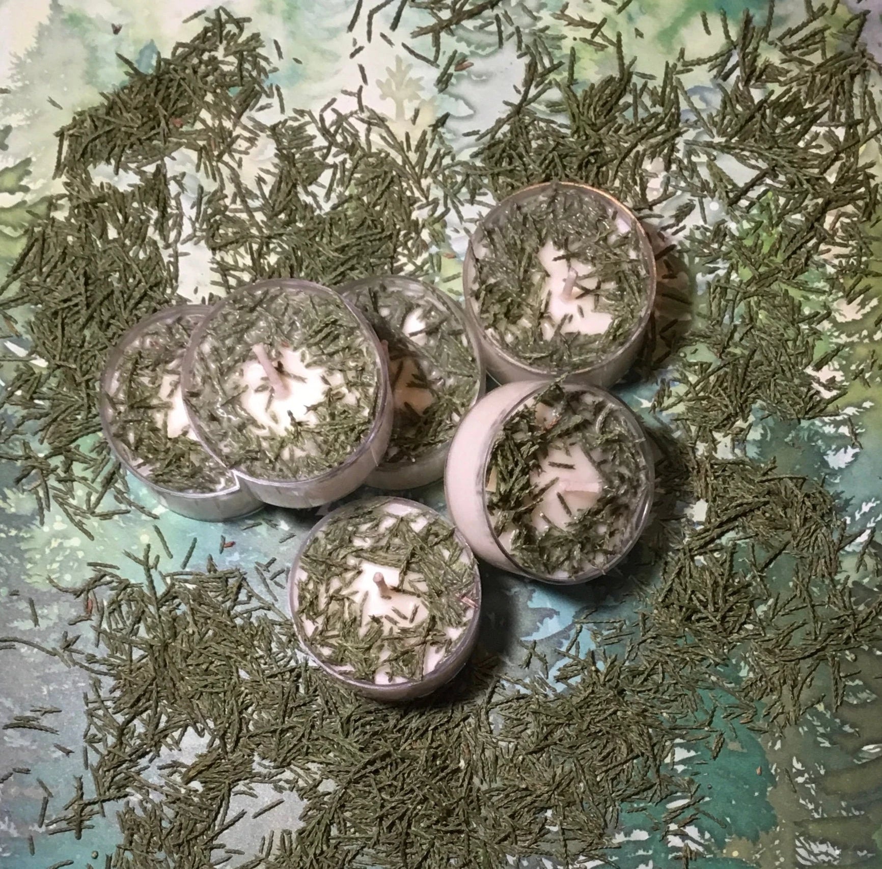 Fresh Cut Christmas Tree Soy Tea Lights