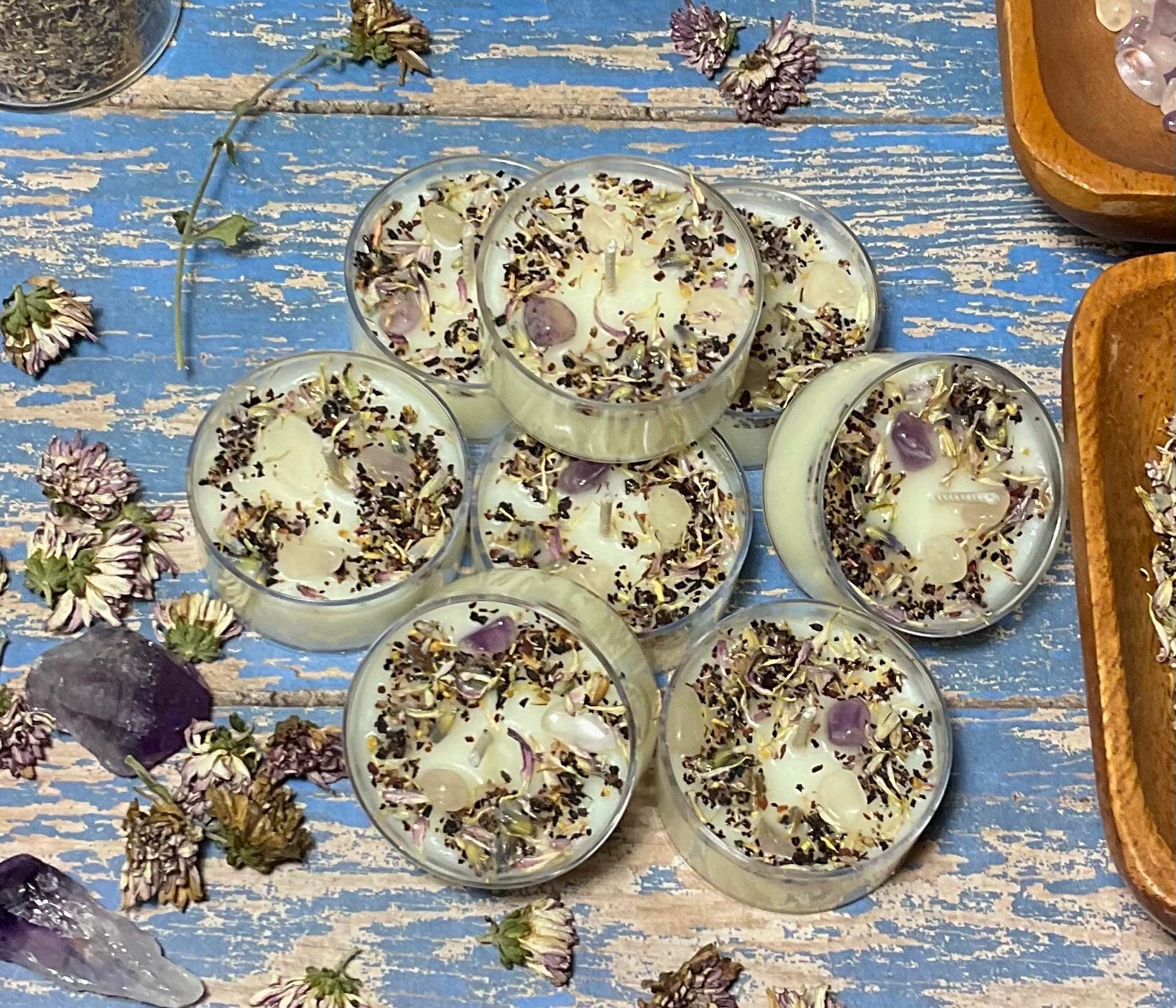 Honeysuckle Jasmine Soy Botanical Tea Lights