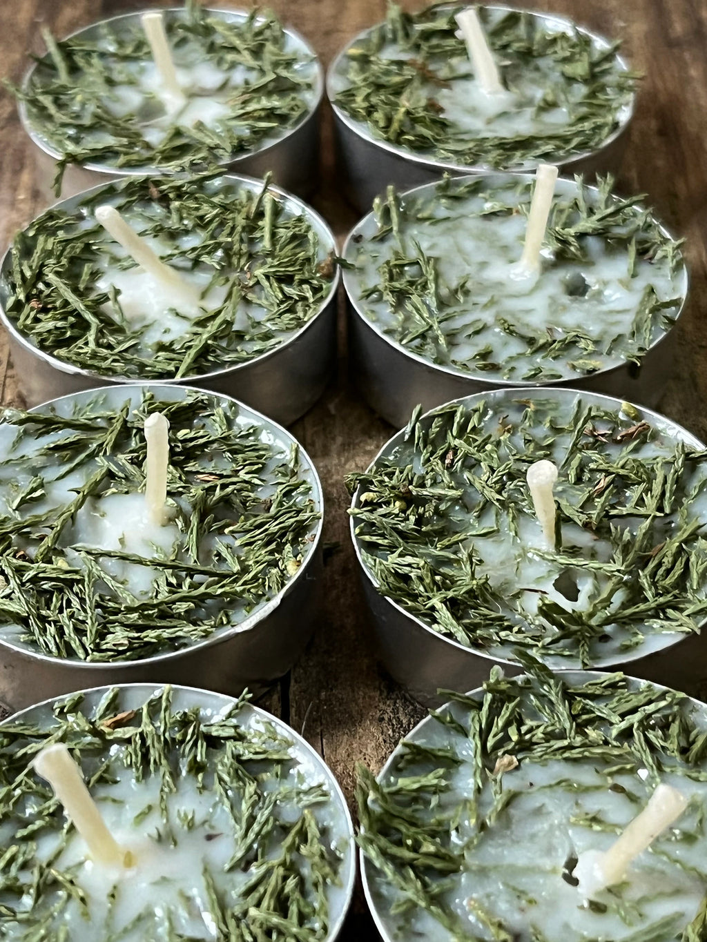 Cedar Herb  Botanical Tea Lights