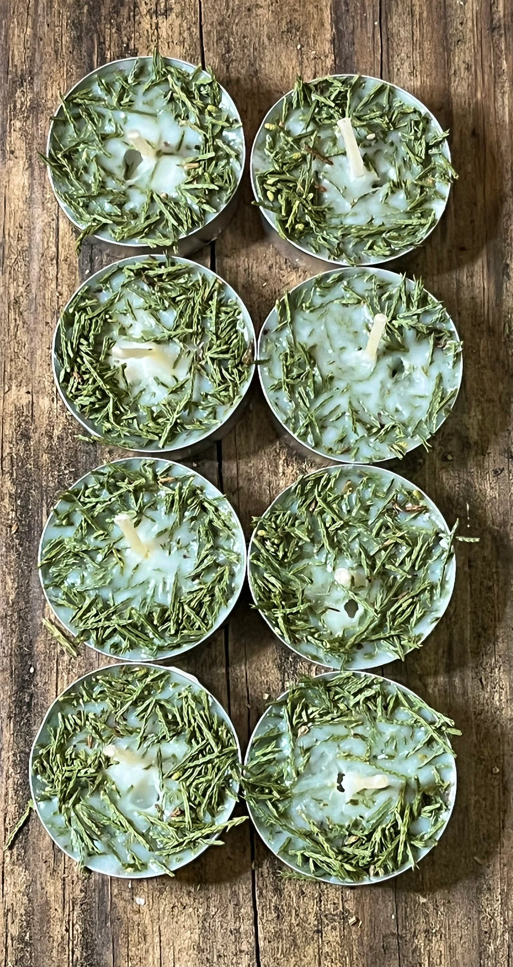 Cedar Herb  Botanical Tea Lights